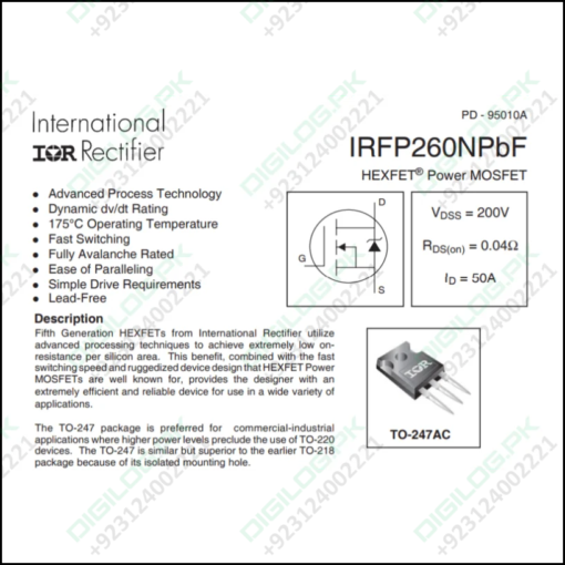 Irfp260n Power Mosfet