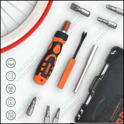 Jakemy 48 In 1 Portable Ratchet Handle Screwdriver Set Tool