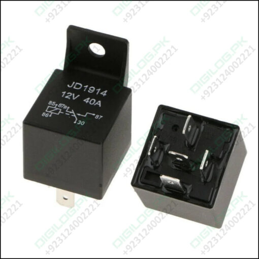 Jd1914 12v 40amp Car Relay Spdt 5 Pins 5p Waterproof Bike