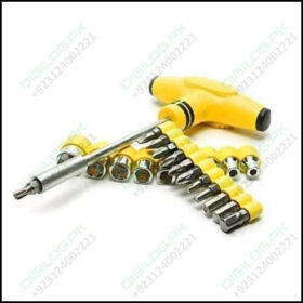 Jialong Multi Purpose t Shape Screwdriver Socket & Bit Tool