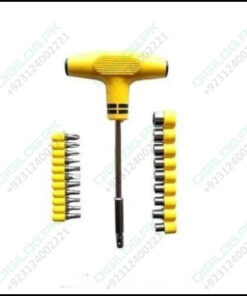 Jialong Multi Purpose t Shape Screwdriver Socket & Bit Tool