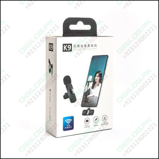 K9 Wireless Microphone For Mobile Type-c & Lightning