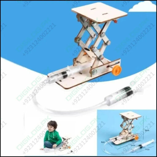 Kids Diy Hydraulic Lift Table Model Scientific Experiment