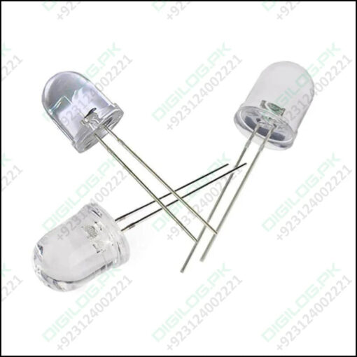 Large 10mm White Led Crystal