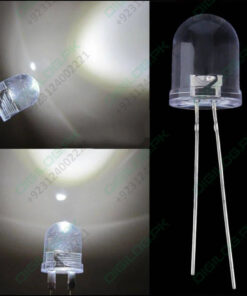 Large 10mm White Led Crystal