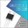 Ld1117v33 Ams1117 Lm1117 3.3v Regulator To220 Package