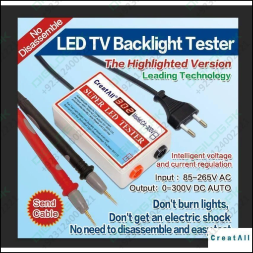 Led Tv Tester 0-300v Monitor Laptop Backlight Lamp Beads