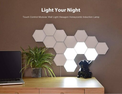 White Color Touch Light Wall Mount Magnetic Modular (1 Piece