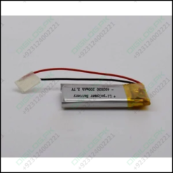 Lithium Polymer Battery 200mah 3.7v In Pakistan