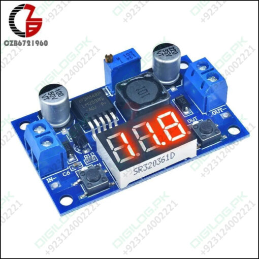 Lm2596 2a Buck Step-down Power Converter Module Dc 4.0~40