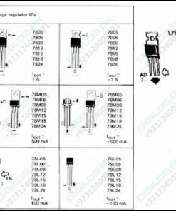 Lm7812 Voltage Regulator Ic Chip