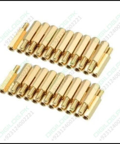 M3 Thread 16+4mm Male To Female Brass Hex Pcb Standoff