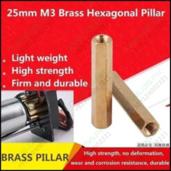 M3x28mm Female To Thread Brass Hex Standoff Pcb Pillar