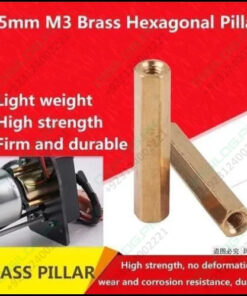 M3x28mm Female To Thread Brass Hex Standoff Pcb Pillar