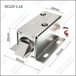 Ma1206 54 x 42 28mm 12v Dc Cabinet Drawer Electric Door Lock