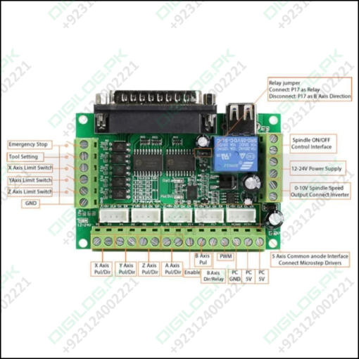 Mach3 Breakout Board 5 Axes Cnc