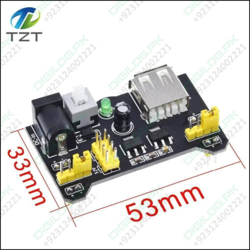 Mb102 Breadboard Power Supply Module 3.3v/5v For Arduino