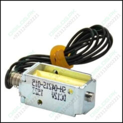 Micro Electromagnet Dc12v 1.5w 4mm Stroke Through Push Pull