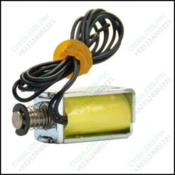 Micro Electromagnet Dc12v 1.5w 4mm Stroke Through Push Pull