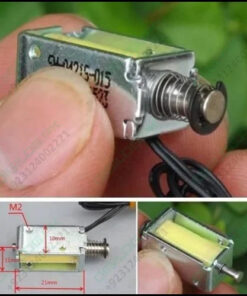 Micro Electromagnet Dc12v 1.5w 4mm Stroke Through Push Pull