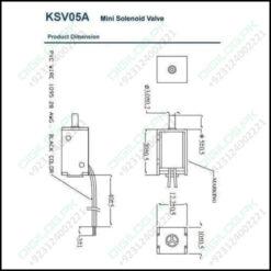 Mini 3v Dc Solenoid Valve Ksv05a Normally Open For Gas Air