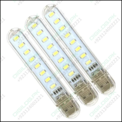 Mini Portable Usb Led Night Light 5730 Smd 8 Leds Lamp