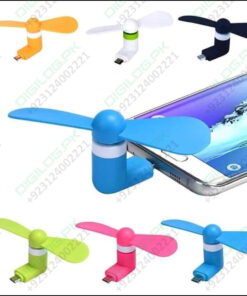 Mini USB Fan For Mobile Phone Micro Port Mix Color