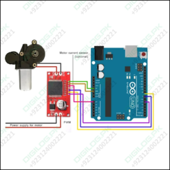 Monster Moto Shield Vnh2sp30 Motor Driver