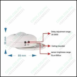 Motion Sensor Detector Led Light Switch Tdl-9958j