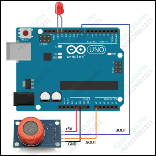 Mq3 Alcohol Sensor Detector Gas Module In Pakistan