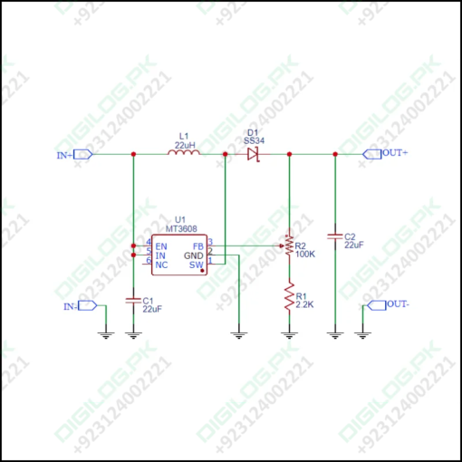 MT3608 Mini Adjustable DC-DC Boost Module