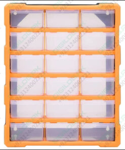 Multi-drawer Organizer With 18 Middle Drawers 38x16x47 Cm