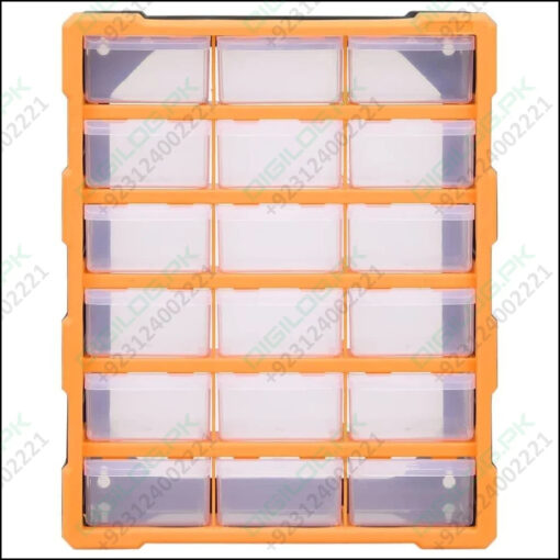 Multi-drawer Organizer With 18 Middle Drawers 38x16x47 Cm