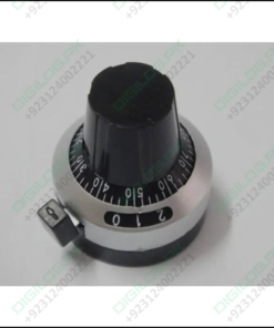 Multi-turn potentiometer knob with dial 3590S switch lock In