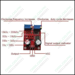 Ne555 Pulse Frequency Duty Cycle Adjustable Module Square