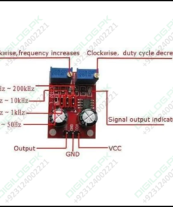 Ne555 Pulse Frequency Duty Cycle Adjustable Module Square