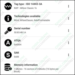 Nfc Tag 13.56mhz Rfid Card In Pakistan Nxp Mifare Classic 1k