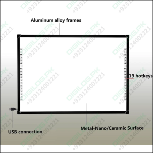 Optiview Interactive Whiteboard Touchable Display 82 Inch