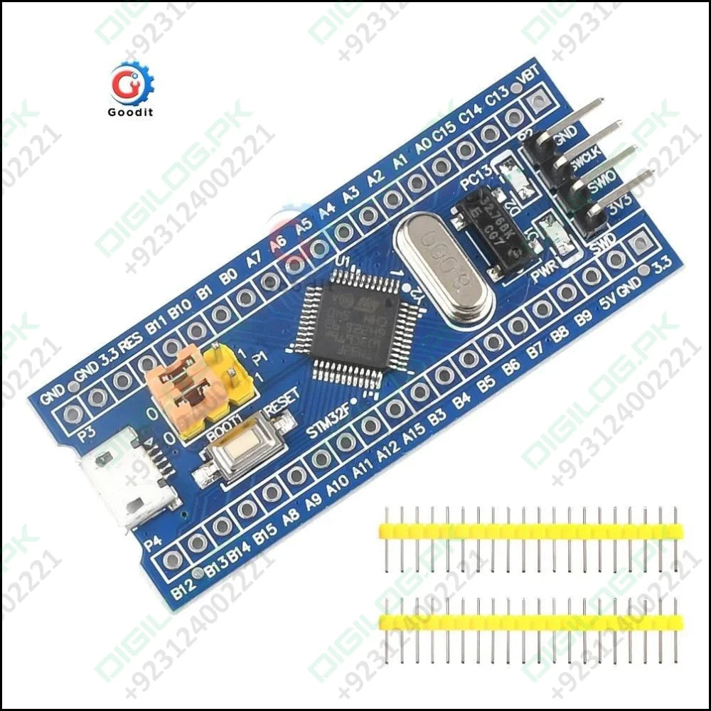 Original Blue Pill Stm32f103c8t6 Stm32f103 Arm Cortex-m3 Minimum System ...