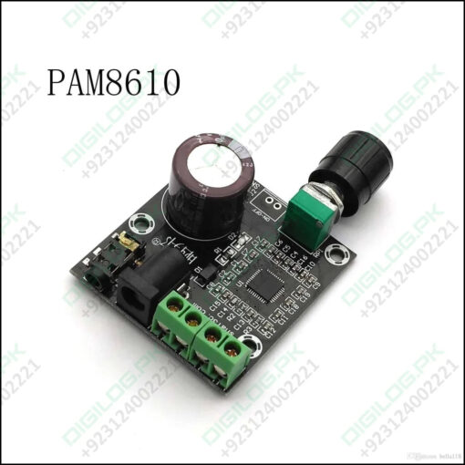 Pam8610 With Volume 12v Dual-channel Digital Amplifier Board