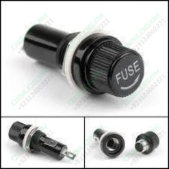 Panel Mount Chassis Fuse Holder For 6x30mm Glass