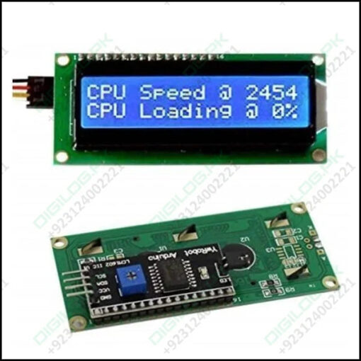 Pcf8574t Iic I2c 1602 Blue/green Backlight Lcd Display