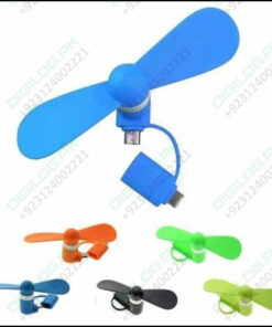 Portable 2 In 1 Mini Usb Fan For Phone Mix Color