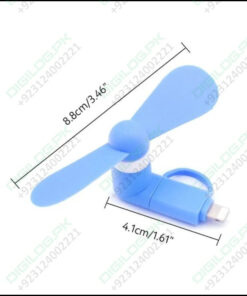 Portable 2 In 1 Mini Usb Fan For Phone Mix Color