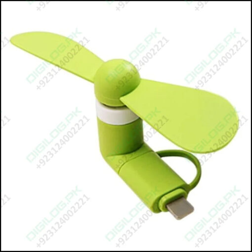 Portable 2 In 1 Mini Usb Fan For Phone Mix Color