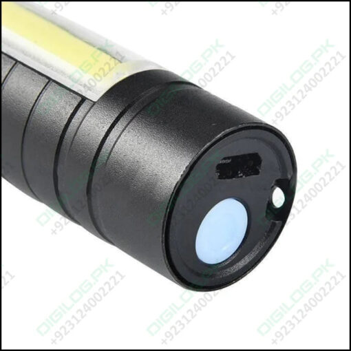 Portable Mini Telescopic Zoom Xpe Cob Led Main Light White