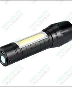 Portable Mini Telescopic Zoom Xpe Cob Led Main Light White