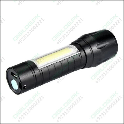 Portable Mini Telescopic Zoom Xpe Cob Led Main Light White