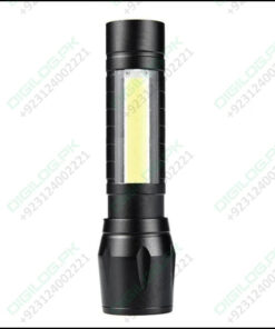 Portable Mini Telescopic Zoom Xpe Cob Led Main Light White