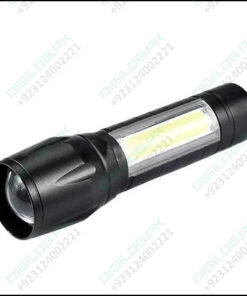 Portable Mini Telescopic Zoom Xpe Cob Led Main Light White